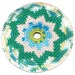 Frisbee Flying Disc Stripes Cotton Crochet