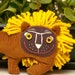 Little Sunshine Plush Lion, soft art toy by Wassupbrothers.