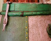 CLEARANCE Item Rustic Funky Indian Water Barrel Garden Display Large Planter