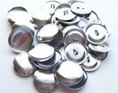 Aluminum Buttons to cover 1 1/8 inch size 50 quantity PLUS TOOL