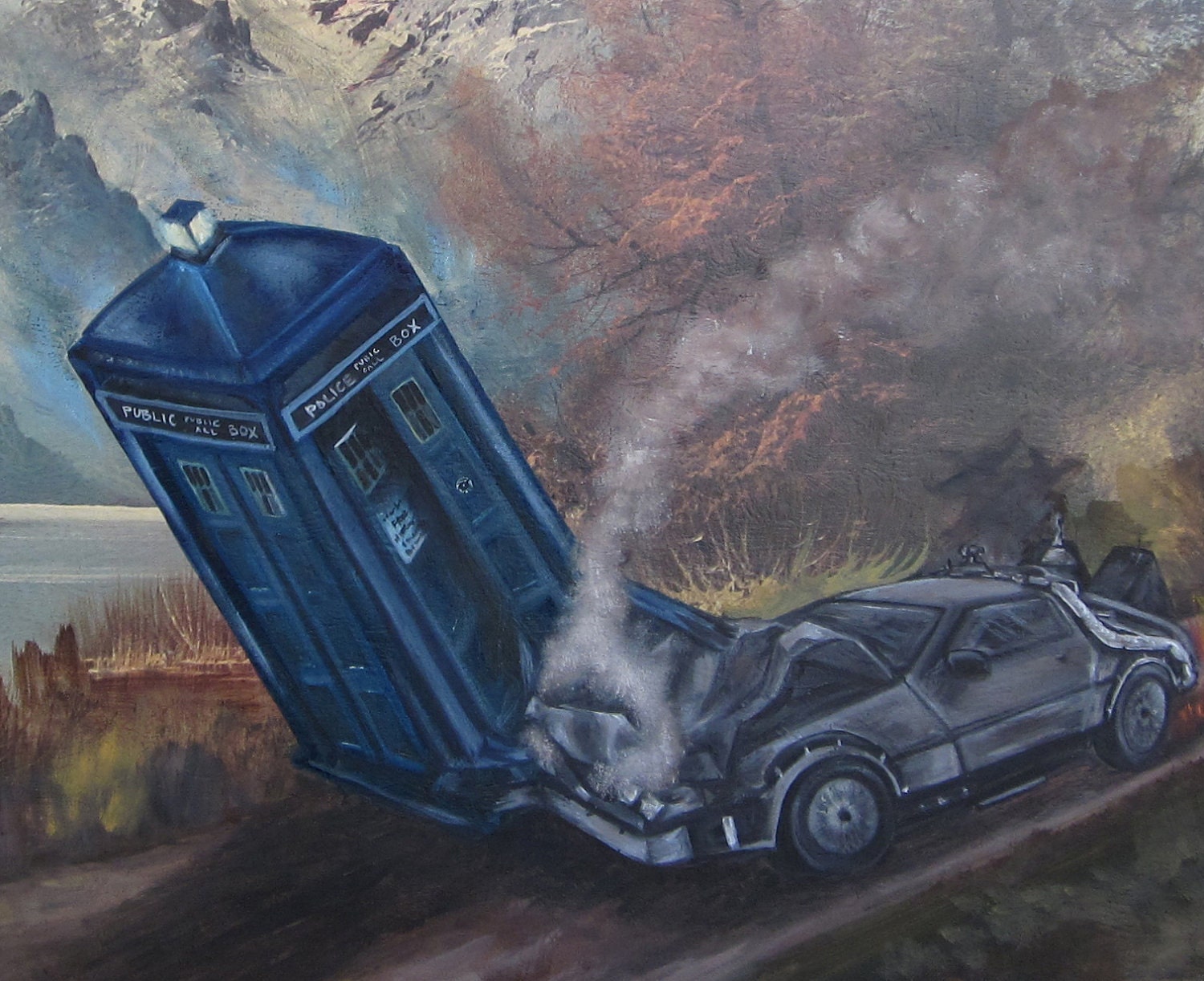 Bad Timing- 11 x 17 in. print.