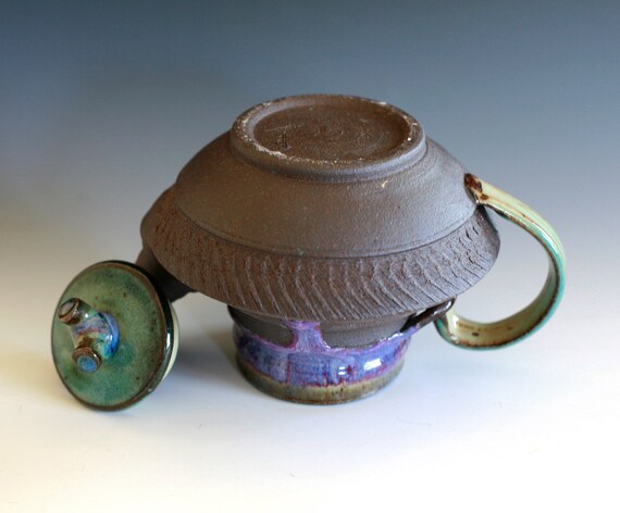 Sakura, Cherry Blossom Teapot, Handmade Stoneware Teapot