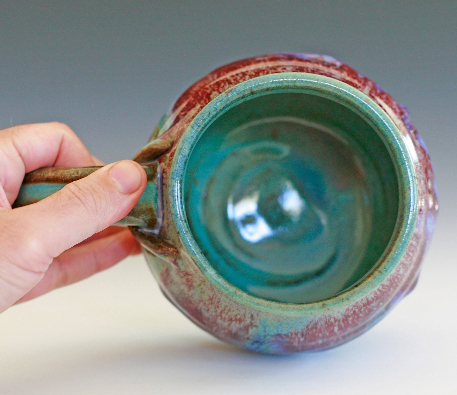 Extra Extra Large Coffee Mug, Holds 37 oz, handmade ceramic cup