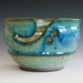 Discounted Yarn Bowl, handmade stoneware pottery,handmade ceramic yarn bowl, 7" wide 3.5" tall, READY TO SHIP