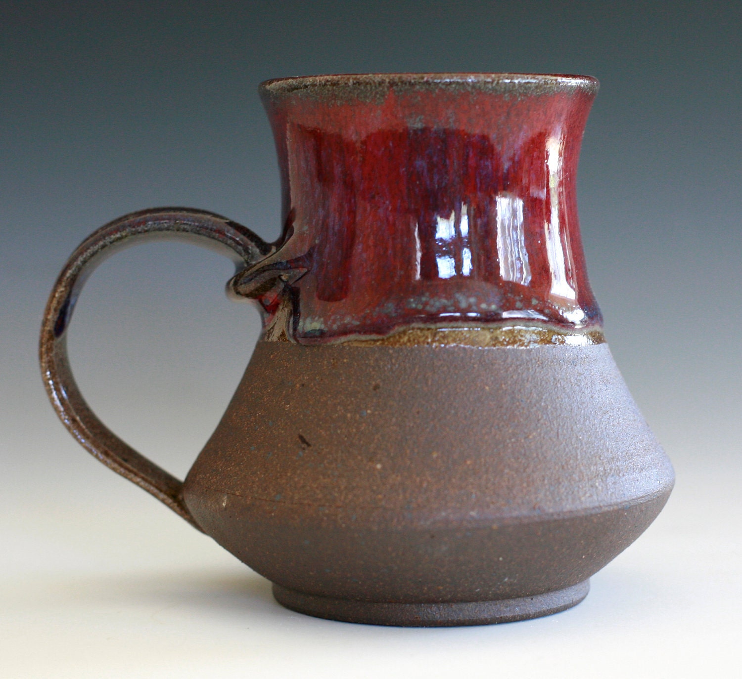 Large Coffee Mug, Holds 18 oz, handmade ceramic cup, coffee cup