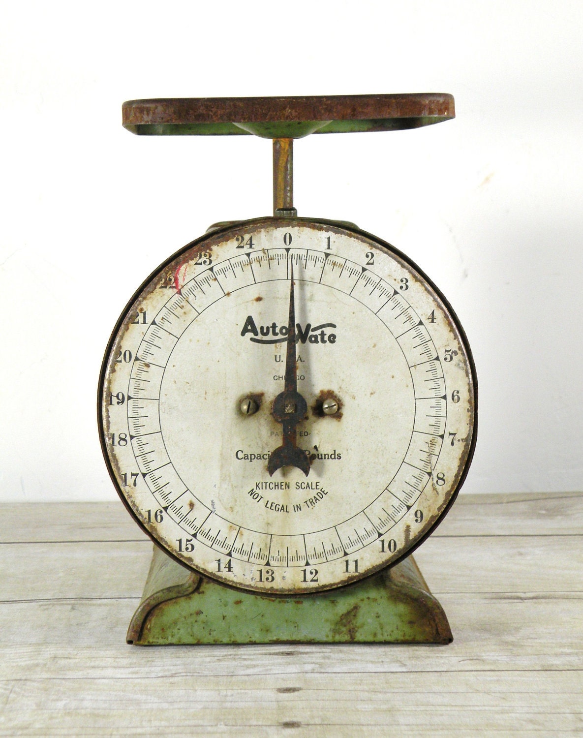 vintage green scale