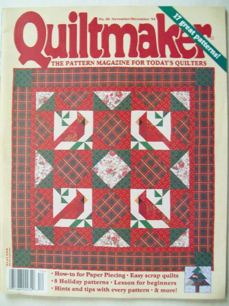 Quiltmaker Pattern Magazine November December 1994 by PokeSallet