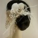 Wedding Hair Accessory, Feather Fascinator, Bridal Fascinator, Bridal Hair accessory, Bridal Veil, Wedding Veil