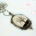 Serenity -- Large Wearable Art Cameo Necklace