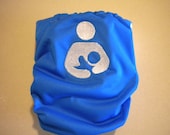 International Breastfeeding symbol embroidered cloth pocket diaper