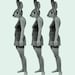 Rabbit Girl 8x10 Art Print - Vintage Green Bunny
