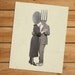 Slow Dancing Utensils Spoon and Fork 8x10 Print