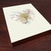 Washington DC Art City Heart Map - Wood Block Art Print