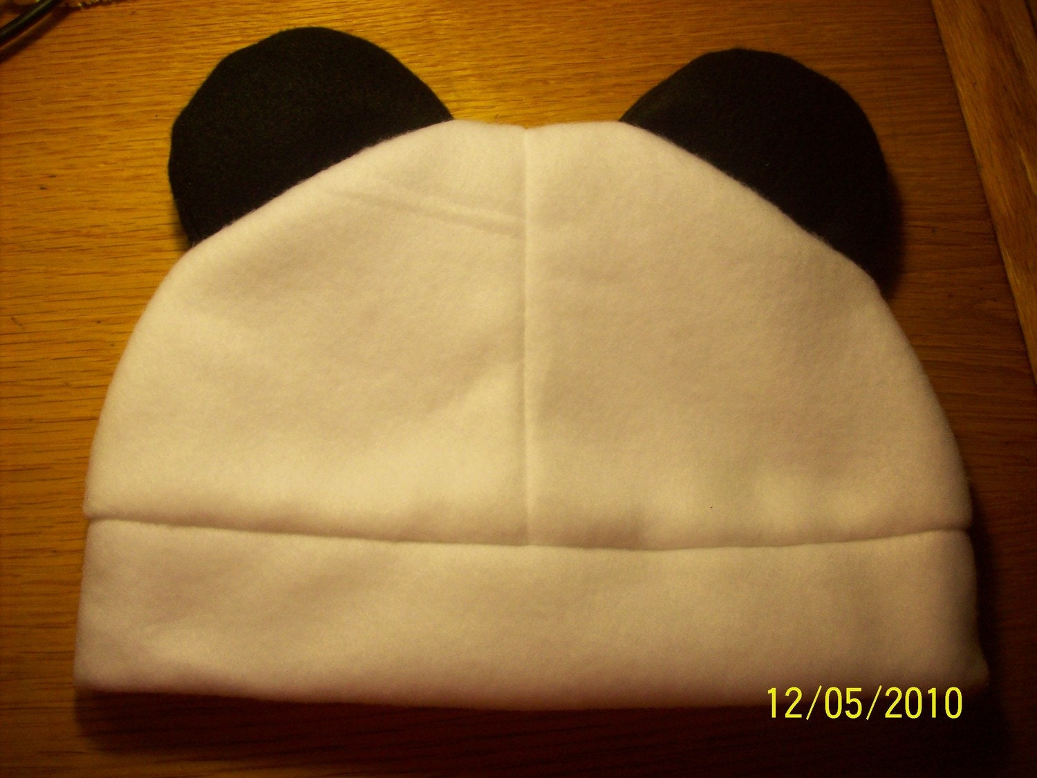 plain panda hat