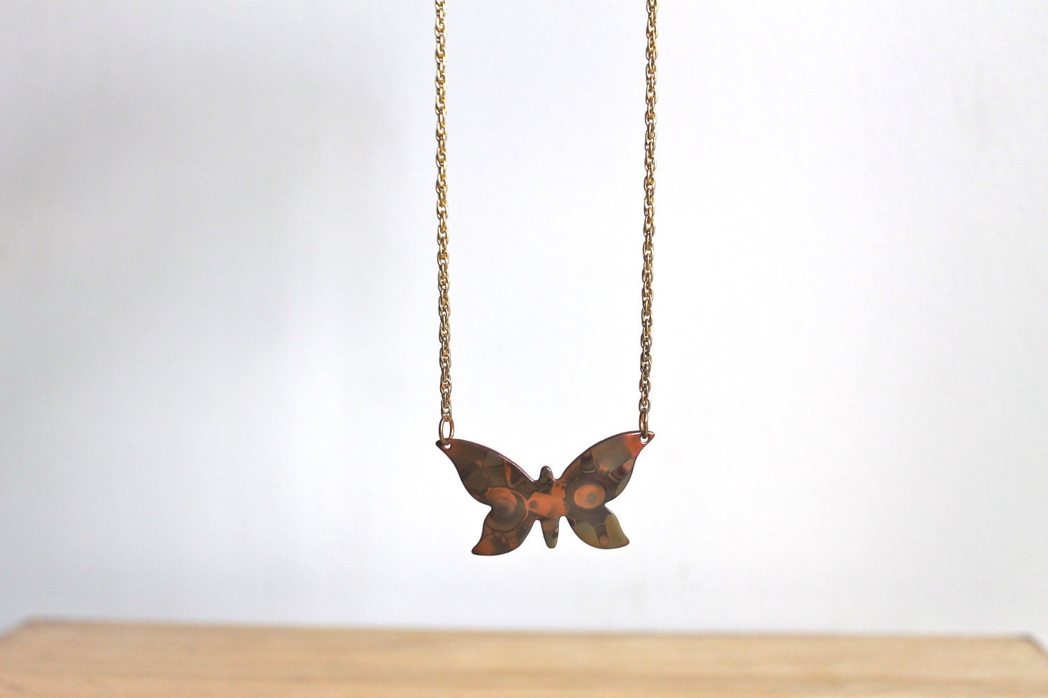 Vintage Butterfly Necklace