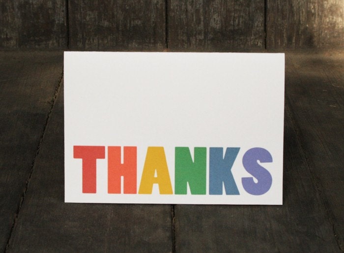 Thank You Notecards - Set of 12