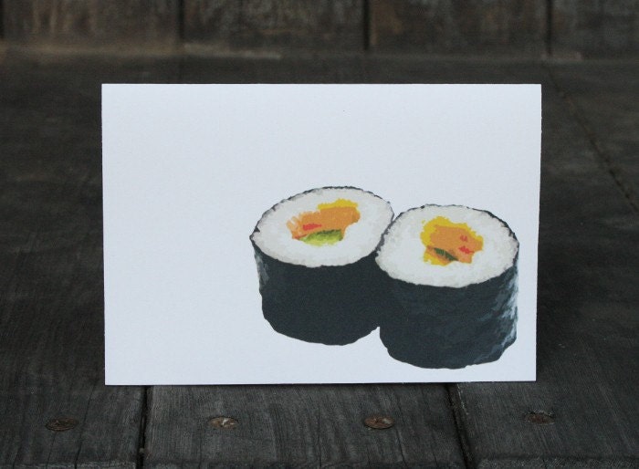 Sushi Notecards - Set of 12