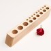 Cosmetic Makeup Organizer Wood Countertop Organizer Brush Holder SCARLETT