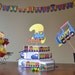 Birthday Train Party Decorations, Thomas the Train, Train Birthday Party Favor Box Cake with 3-D Cake Topper - CUSTOM Name/Age - 24 boxes