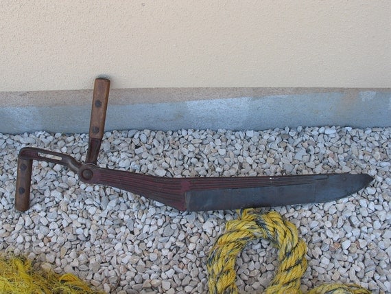 Items similar to Antique Farm Tool Large Top Cutting Corn Cutter