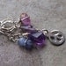 Tiny Tanzanite Charm Pendant