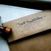 Custom Calligraphy Stamp with Ink Pad: Kate Middleton Style