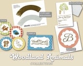 Woodland Animals - DIY Printable - Full Collection