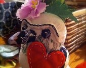 Frida Kahlo Sock Bird (made to order) by POST STREET