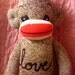 Love Sock Monkey (made to order) by POST STREET