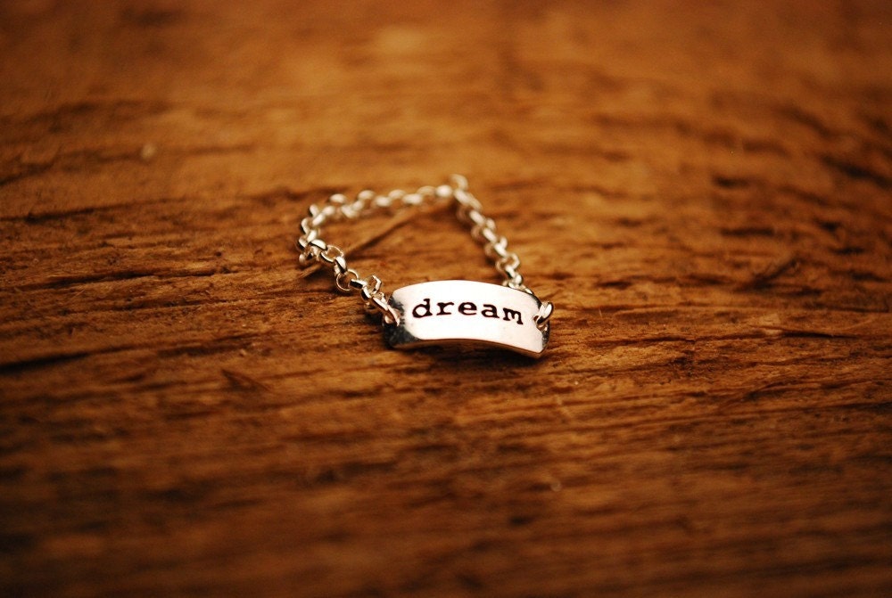 DREAM sterling chain ring SIZE 5