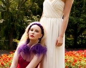 Custom made One shoulder chiffon Grace Wedding Dress - Evening, Grecian gown UK Ethical Designer ANY COLOUR