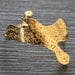 24 gold karat plated Seagull Flying Bird metal Lace Bracelet