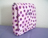 Insulated Sandwich Pouch - Purple Flowers