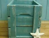 Crate Side Table Trug Storage