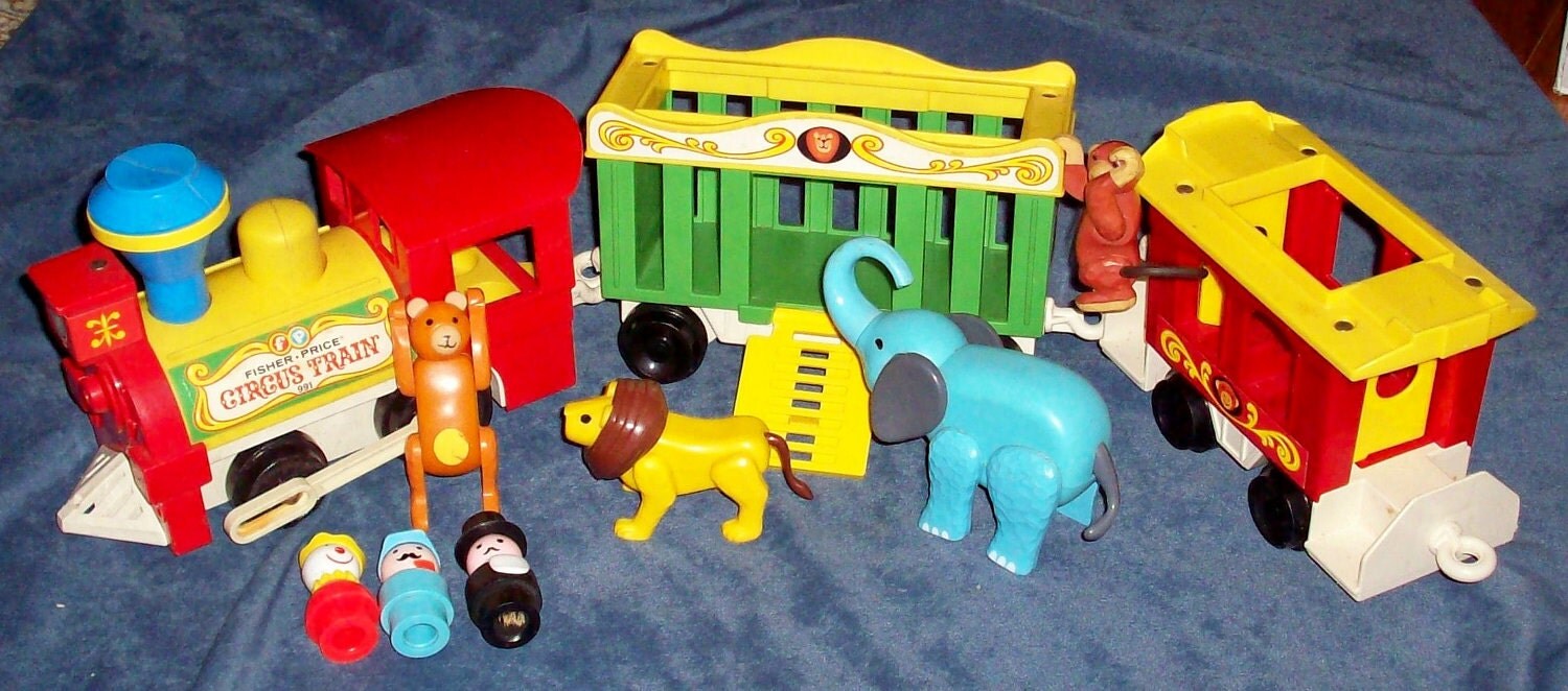 fisher price circus train 1991