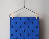 Summer Blue "Etoile" Napkins - Set of 2, Navy Stars on Blue Feedsack Cotton