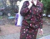 60s Stained Glass Shirt Dress