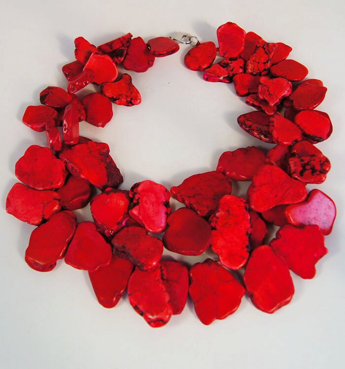 red turquoise necklace
