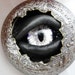 Steampunk Necklace Pocket Watch Case Sightmares Eye - Unobtainium Eye by Dr Brassy Steamington