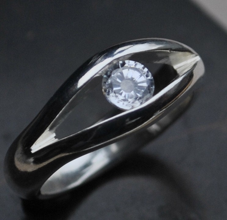 CZ Guardian Eye Ring