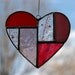 Handmade Valentine's Day Stained Glass Valentine Heart