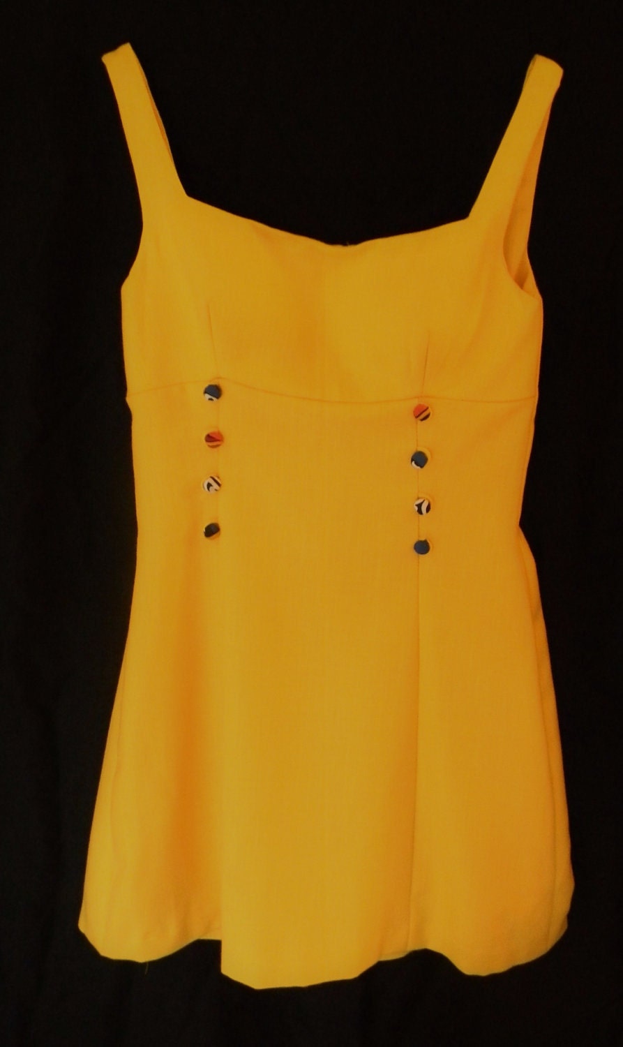 canary yellow gown