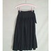 BEST Black Pleated Vintage 1970's NWT Wrap Skirt S M 28W