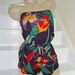 Tropical Floral Strapless Vintage 1980's Summer Romper Playsuit L