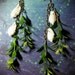Seaweed and shells Mermaid earrings