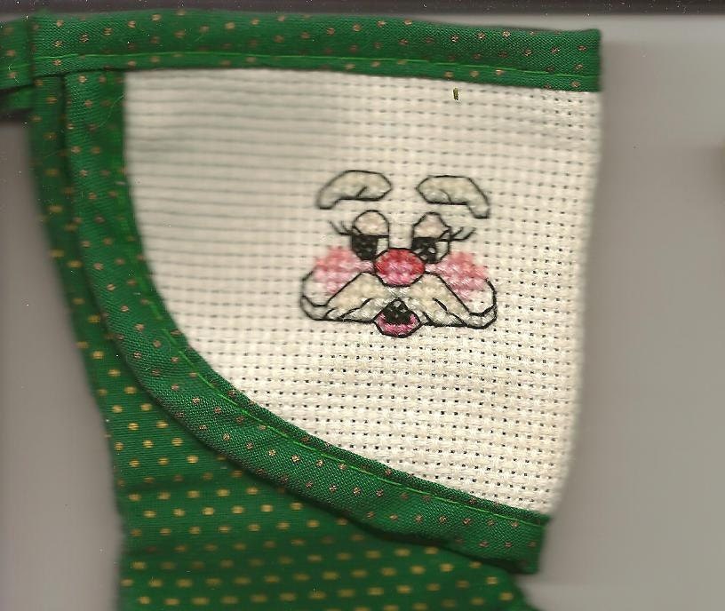 Mini Christmas Stockings 4 Cross Stitch designs by Farmhouseattic