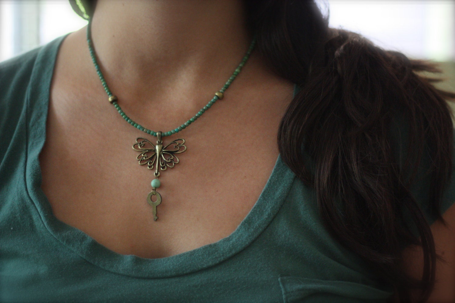 The Messenger - Turquoise Necklace