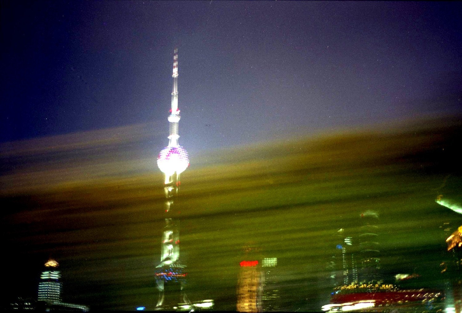 Shanghai Pearl Tower at night