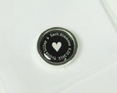 Magnetic Wedding Cuff Links Cufflinks Monogram Personalized