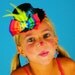 Girls Toddler Womens Glitter Mini Top Hat, Circus Clown, Costume, Rainbow, Photo Prop, Birthday . . .  CANDI